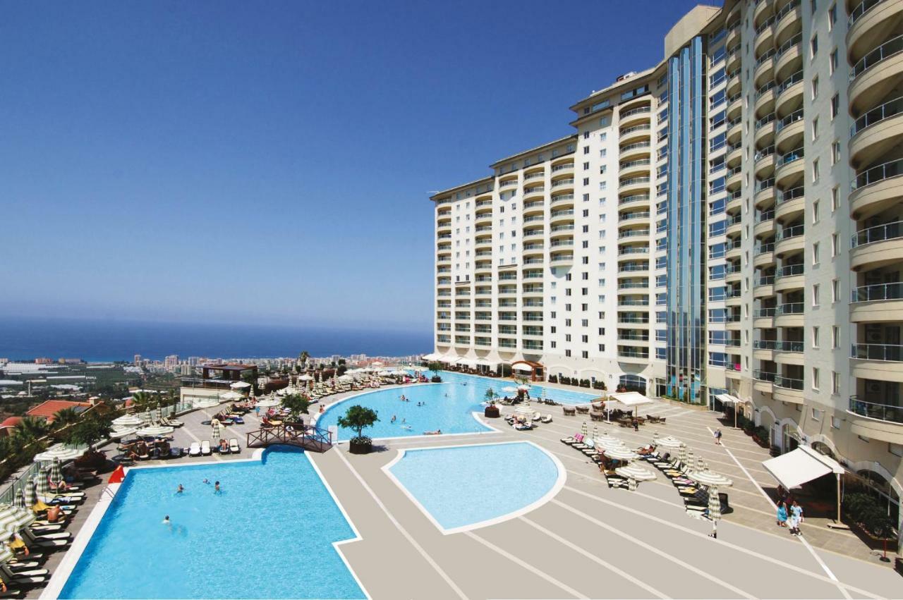 Gold City 1+1 Villa In Free Aquapark Alanya Exteriér fotografie