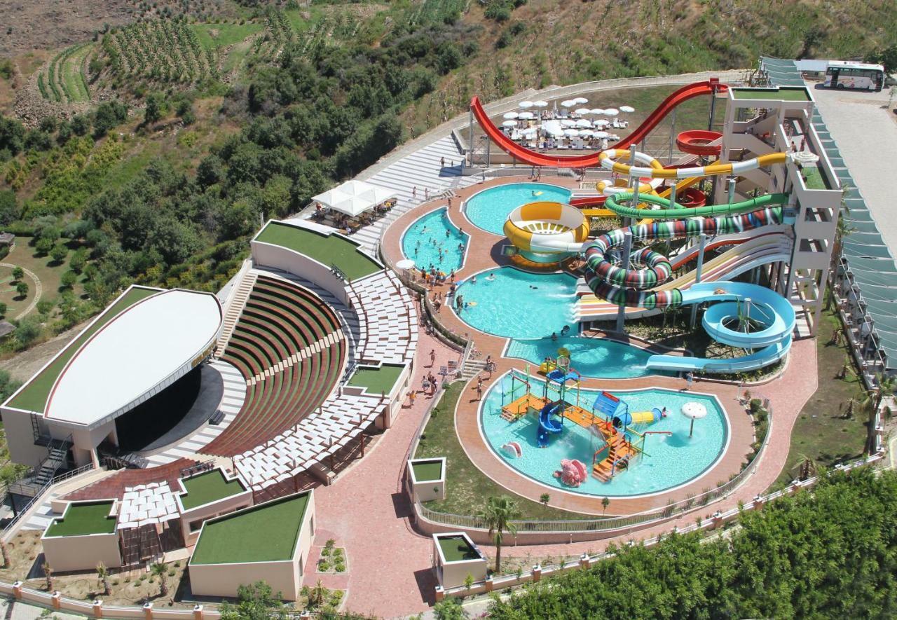 Gold City 1+1 Villa In Free Aquapark Alanya Exteriér fotografie